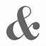 Ampersand Bauer Bodoni Bold Italic Craft Shape  Craftcutscom