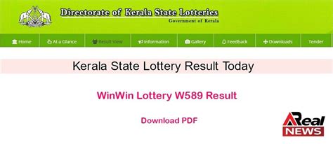 We are providing the result in html format as well as the pdf link to. WinWin Lottery W589 Result Today [keralalotteries.com ...