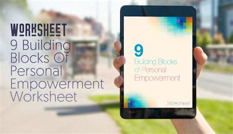 Plr Worksheets 9 Building Blocks Of Personal Empowerment Worksheet