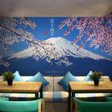 Cheap Wallpaper Mount Fuji Living Room Tv Modern Luxury Wall Murals