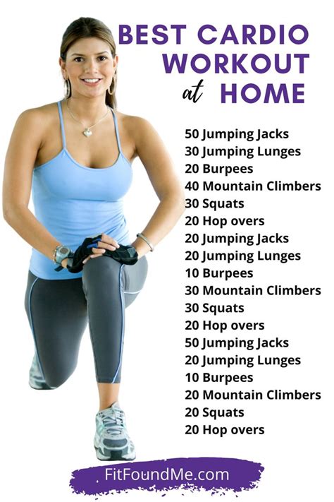 cardio workout plan for weight loss at home cardio workout exercises