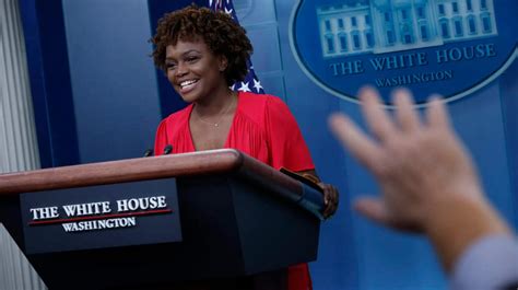 Inside Karine Jean Pierres Historic First Day As White House Press