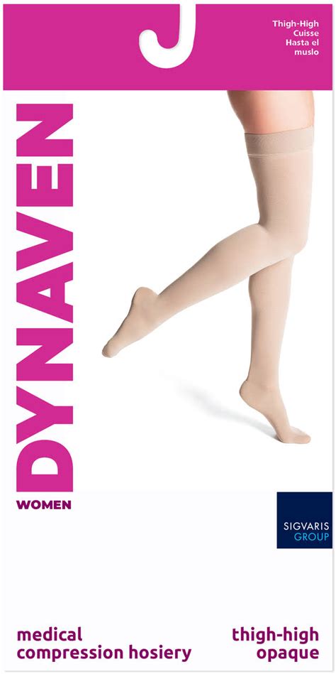 Sigvaris Womens Access Closed Toe Thigh Highs With Grip Top Compression Stockings 20 30 Mmhg