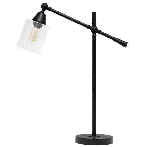 Lalia Home 28 In Black Vertically Adjustable Desk Lamp The Home