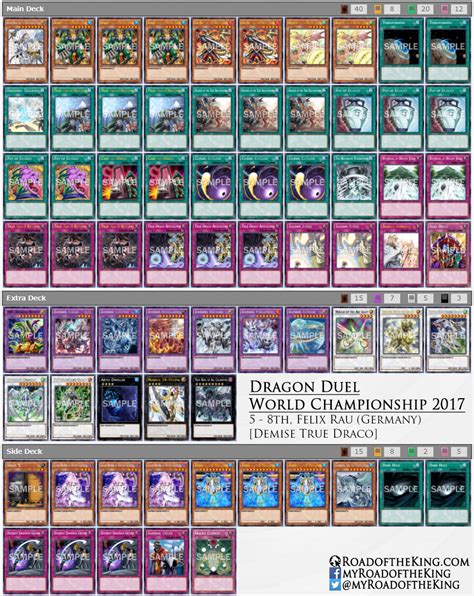As the burn deck is becoming increasingly popular, so is there a general incentive to build a deck that can. Yu-Gi-Oh! Dragon Duel World Championship 2017 Decks - Road ...