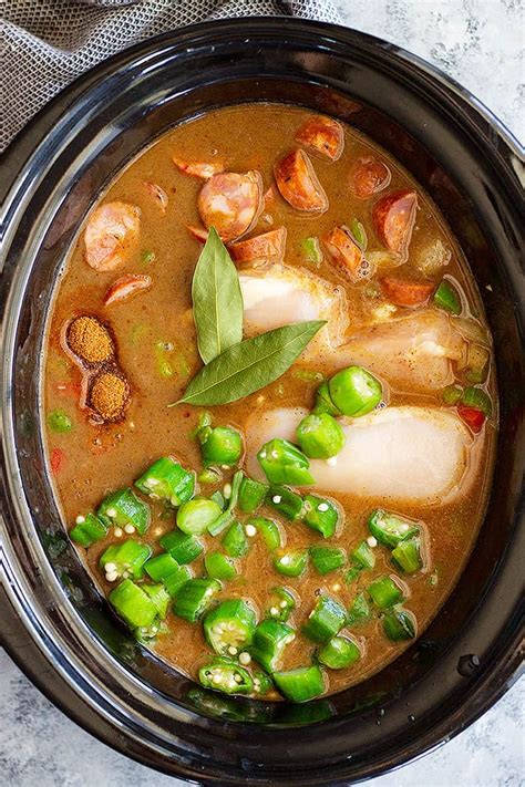 Chicken Shrimp Gumbo Recipe Slow Cooker Slow Cooker Shrimp And