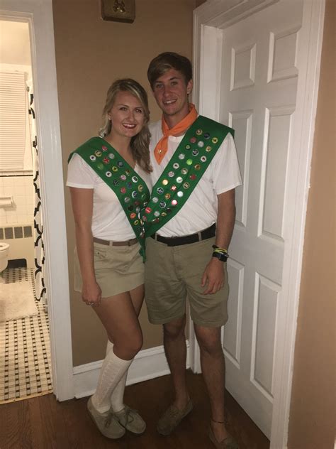 Homemade Girl Scout Costume