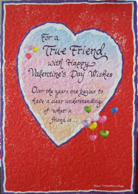 A Valentine Card For A Friend Cards Invitation