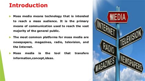 Mass communication is termed as a medium of dispersing information to a large group of people. Characteristics of Electronic Media