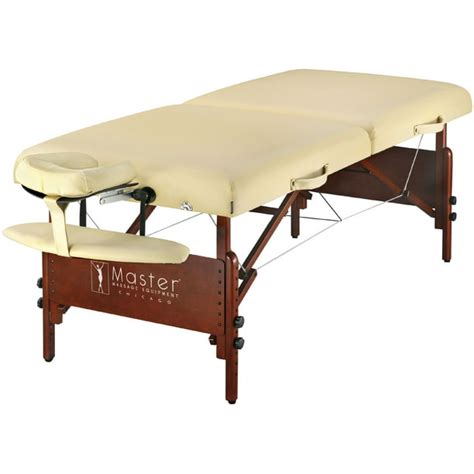 Master Massage 30 Del Ray Professional Portable Massage Table Package Cream