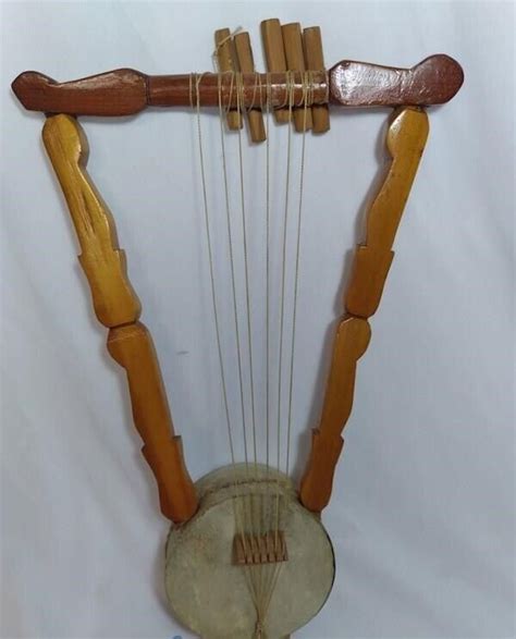authentic african ethiopian krar stringed musical instrument harp guitar other