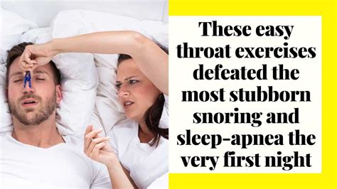 Snoring Remedies Stop Snoring Exercise Way To Stop Snoring Youtube