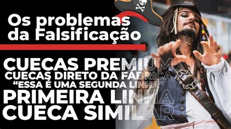 Por quê a pirataria falsificação é ruim Cuecas Premium Primeira