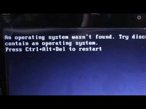 Fix An Operating System Wasn T Found Try Disconnecting Any Drives That Don T Contain Operating