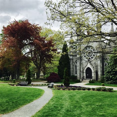 Bigelow Chapel Inside Mt Auburn Cemetery Cambridge — First Rural