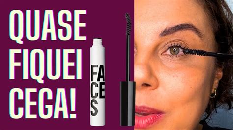 MASCARA DE CILIOS MEGA FANTASTICA FACES NATURA RESENHA YouTube