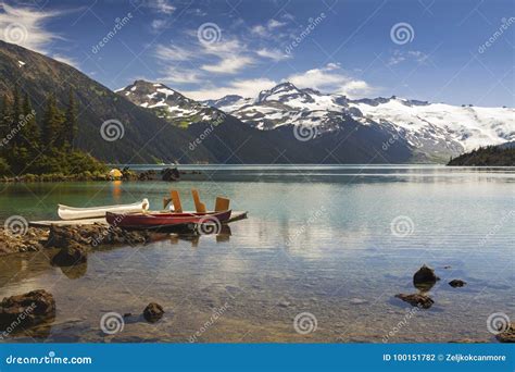 Garibaldi Lake Bc Coast Mountains Stock Photo Image Of Pacific