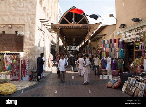 Bur Dubai Souk Bur Dubai Dubai Creek Dubai United Arab Emirates Stock Photo Alamy