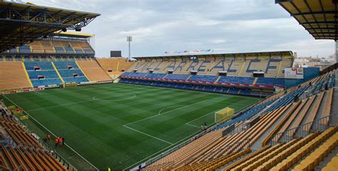 Márciusban, a részben hazai rendezésű . Villarreal CF vs Real Madrid at Estadio de la Ceramica on ...