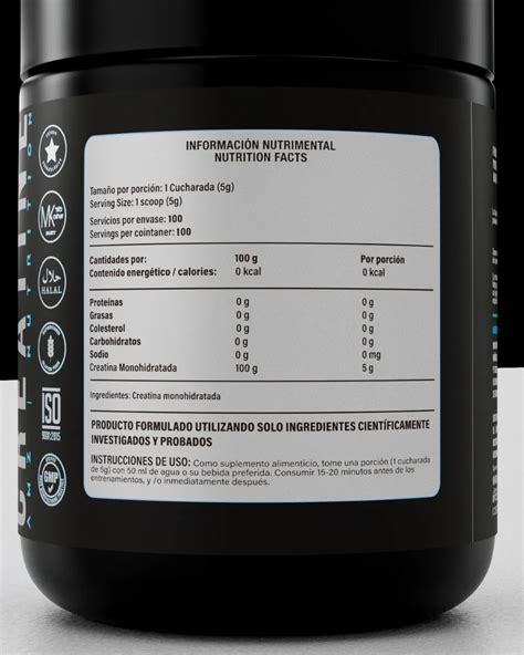 AMZ Creatina Monohidratada Pura 1 Kg 200 Porciones Chutamax