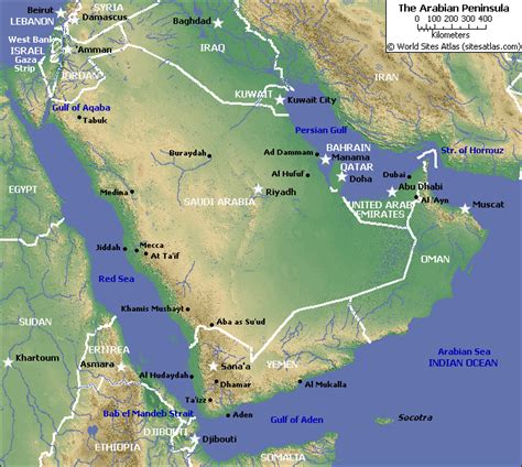 Image Of Arabian Peninsula Dubaigeography Strait Of Hormuz Ad Dammam Tabuk