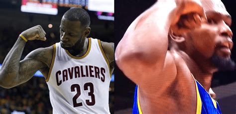 Video Kevin Durant Tries To Copy Lebron James And 1 Flex Cavs Nation
