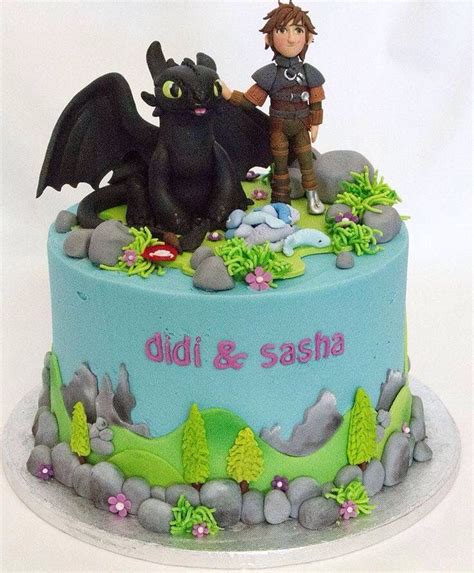 Awesome Httyd 2 Cake Dragon Birthday Cakes Dragon Cakes Party Cakes