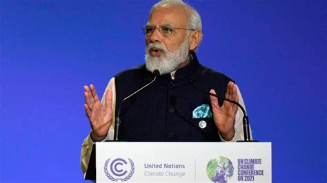 Push For Renewable By 2030 Net Zero Emissions By 2070 Pm Modis 5 Commitments At Cop26 Summit