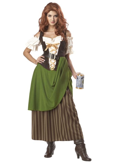 Women S Tavern Maiden Costume Traje De Criada Traje Del Renacimiento Traje De Oktoberfest