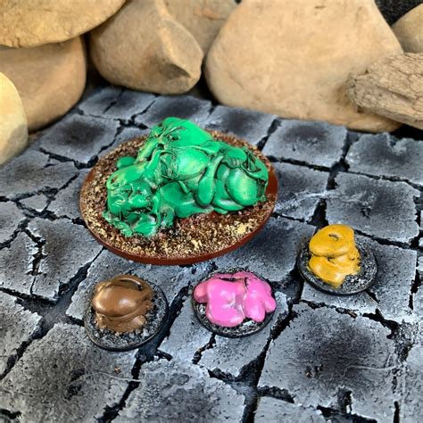 Pink Ooze Slime Handmade And Hand Painted Miniature Dnd Etsy
