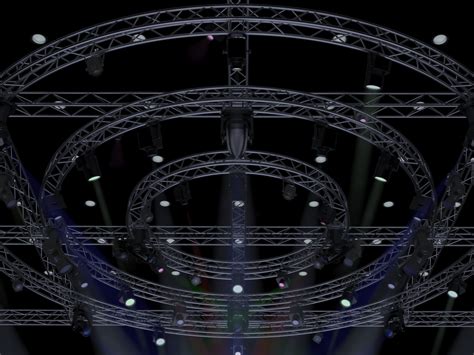 Tv Studio Stage Truss And Lights By Akerstudio On Dribbble