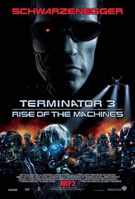 Out of these cookies, the cookies that are categorized as necessary are stored on your browser as they are as essential for the working of basic functionalities of the website. Terminator 3: Rise of the Machines (2003) Poster #1 ...