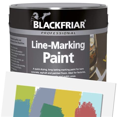 Blackfriar Line Marking Paint Yellow Ready Mixed 1l