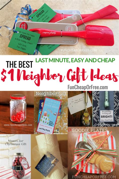 Gift ideas for employees at christmas. 25 $1 Neighbor gift Ideas! (Cheap, Easy, Last-Minute ...