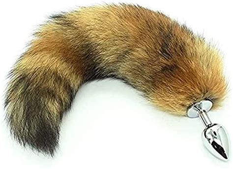 Kaikaimeiriao Fox Tail Būtt Plùgs Âdǜlt Toys Furry AnÂl Plug Tail For Relaxing