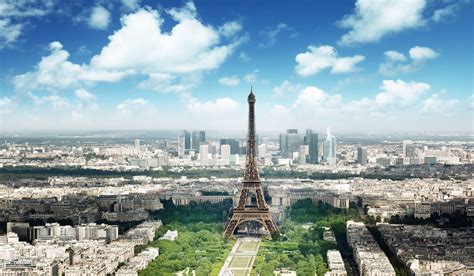 Banco De Imágenes Gratis Panorámica De La Torre Eiffel En París Francia