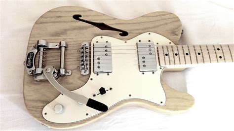 Fender Telecaster Thinline Mexico Made Assembled In Italy And Added