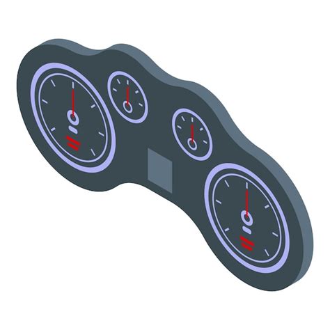 Premium Vector Car Meter Dashboard Icon Isometric Of Car Meter