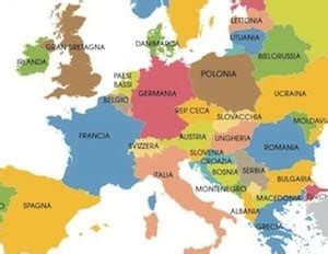 Il regno unito è uscito dall'unione europea il 31 gennaio 2020. Cartina con stati europei - mappa politica dell'Europa ...