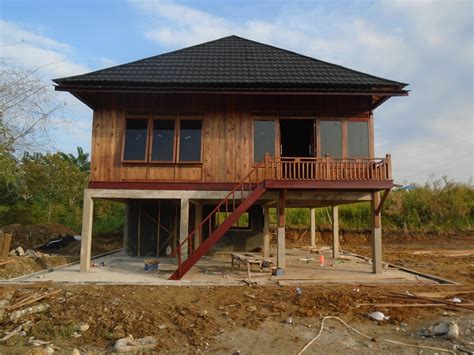 contoh desain rumah kayu minimalis  indonesia istimewa banget