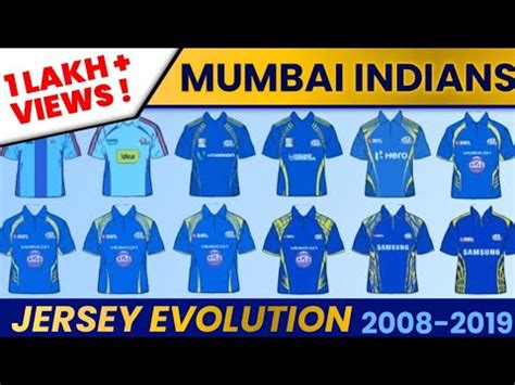 „aala re official jersey 2020 #mumbaiindians #ipl2020 #jersey. MUMBAI INDIANS JERSEY EVOLUTION ( 2008 - 2019 ) • # ...