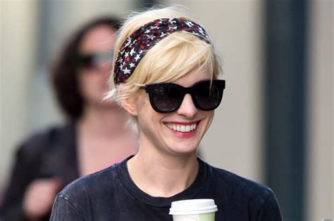 Anne Hathaway Blonde Hair Is Still Happening What Do