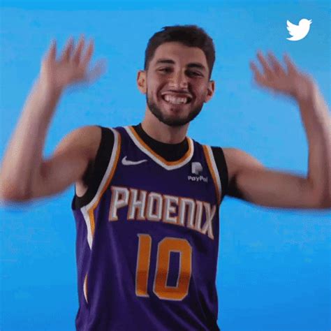 Find gifs with the latest and newest hashtags! Phoenix Suns Smile GIF by Twitter - Find & Share on GIPHY