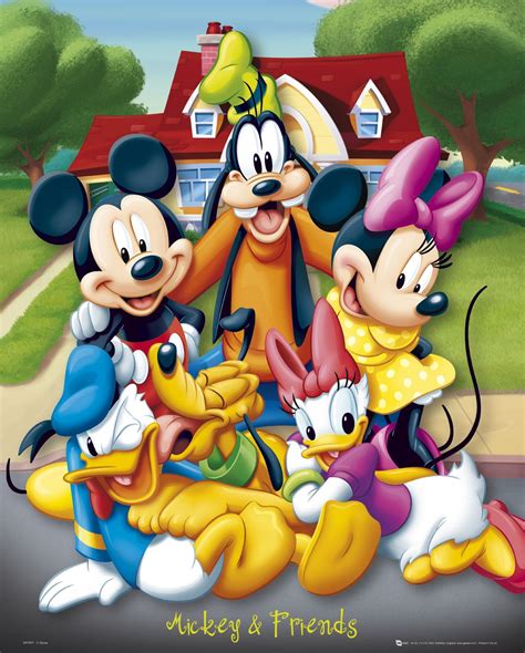 Minnie Mickey Mouse Art Mickey Mouse Wallpaper Mickey Mouse And Friends