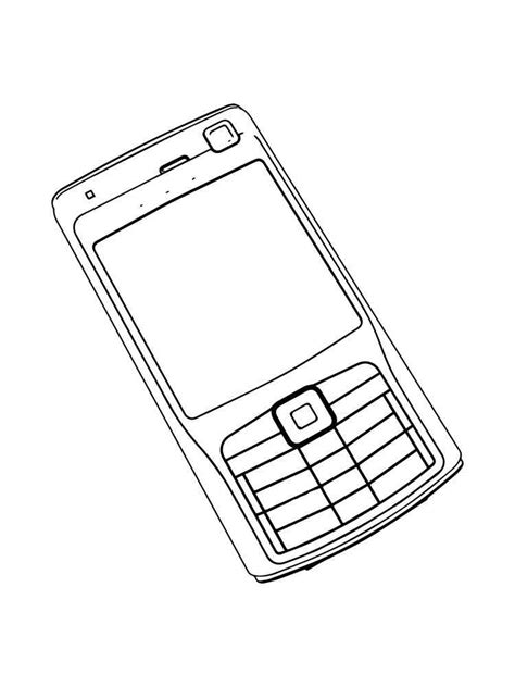 Cell Phone Coloring Pages