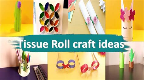 8 Ways To Reuse Recycle Toilet Paper Roll Crafts Youtube