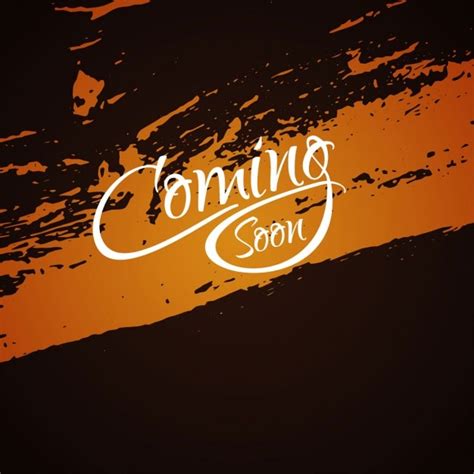 Coming Soon On A Grunge Background Vector Free Download