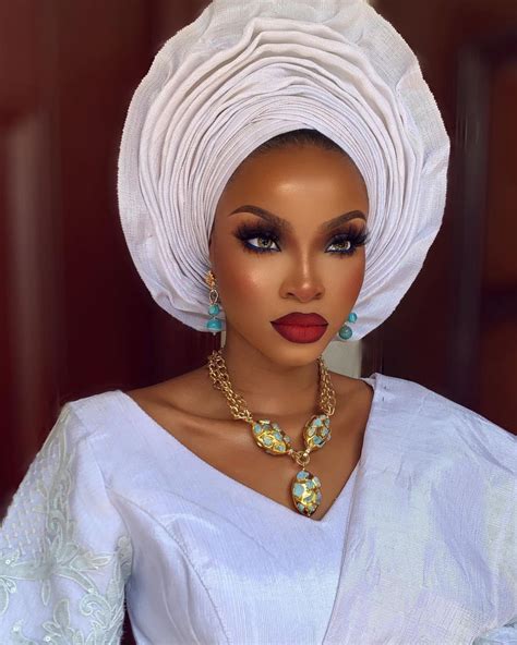 Most Beautiful 2021 Nigerian Bridal Makeup And Gele Styles MÉlÒdÝ JacÒb Gorgeous Bridal