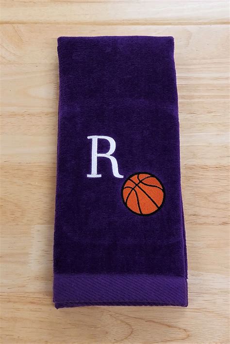 Basketball Towel Sports Towel Personalized Towel Team Towel Etsy