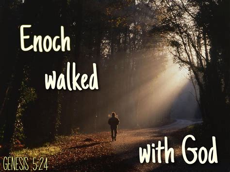 A Person Walking Down A Road With The Words Enough Walked With God On It